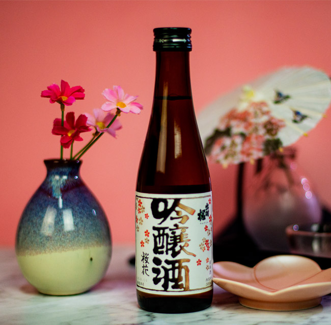 出羽樱樱花纯米吟酿清酒300ML