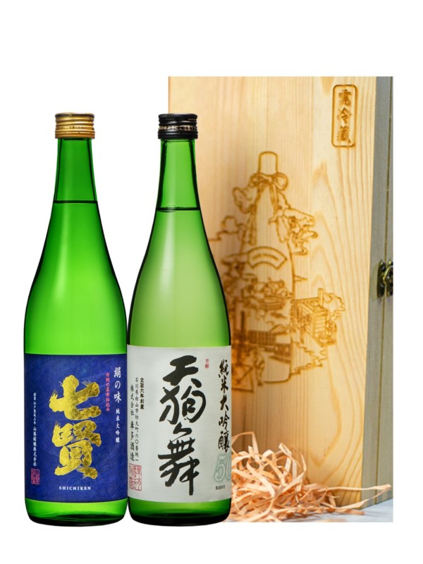 七贤绢之味纯米大吟酿清酒+天狗舞纯米大吟酿清酒